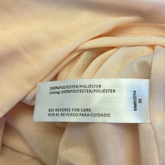 A Love Story pink floral sheer long sleeve button front blouse Size XL EUC - Picture 10 of 11